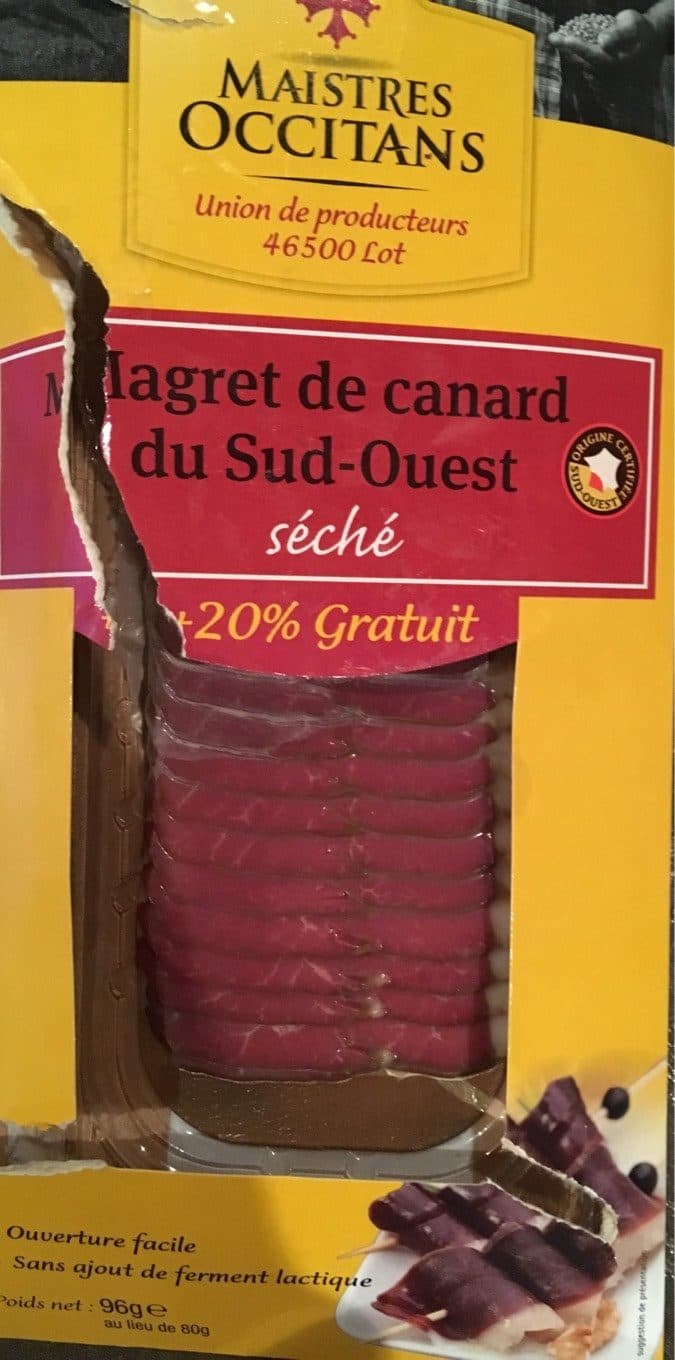 Maistres Occitans Magret de canard du Sud Ouest packshot