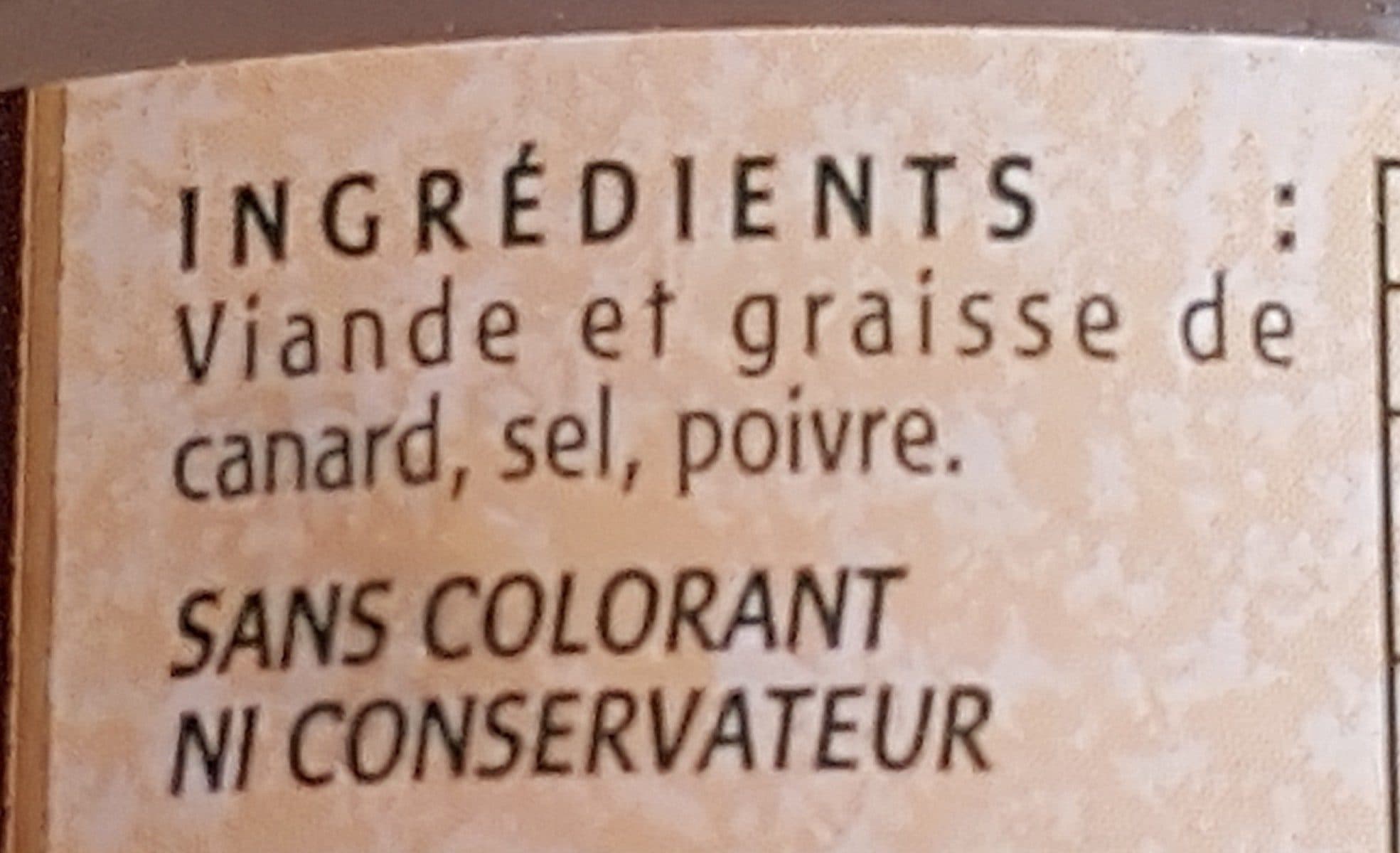 Clos Saint Sozy Fritons pur canard du Sud ouest packshot