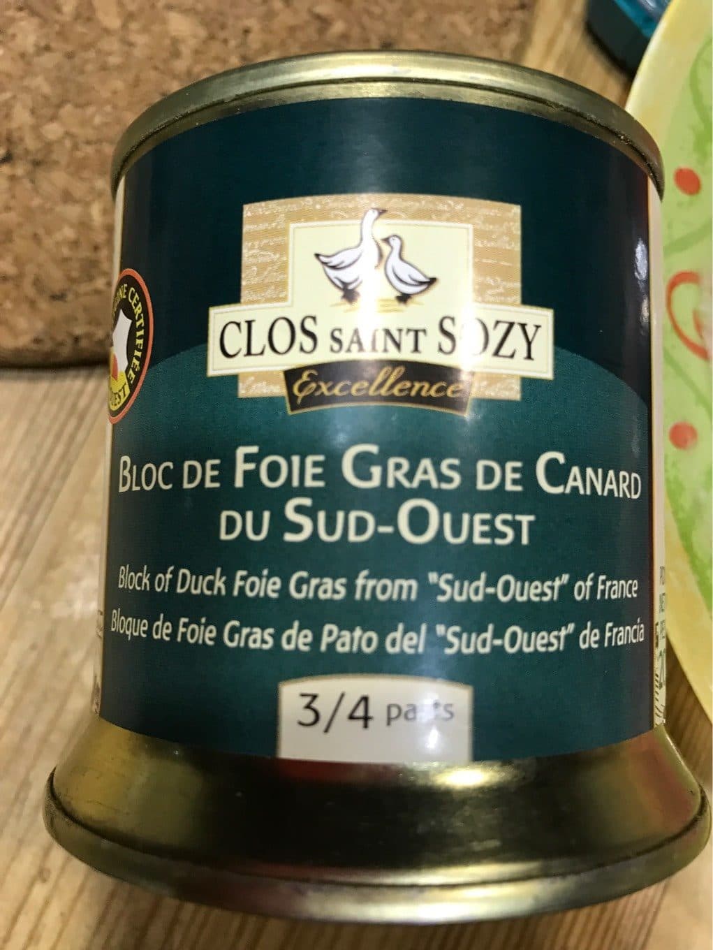 Clos Saint Sozy Bloc de foie gras de canard packshot
