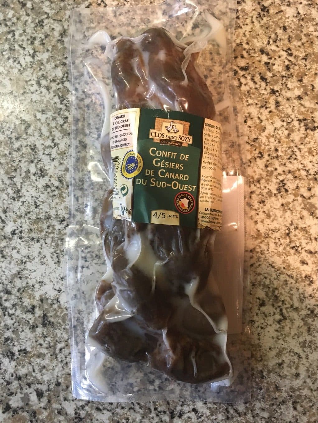 Les Halles De L'aveyron Gesiers de canards confits packshot