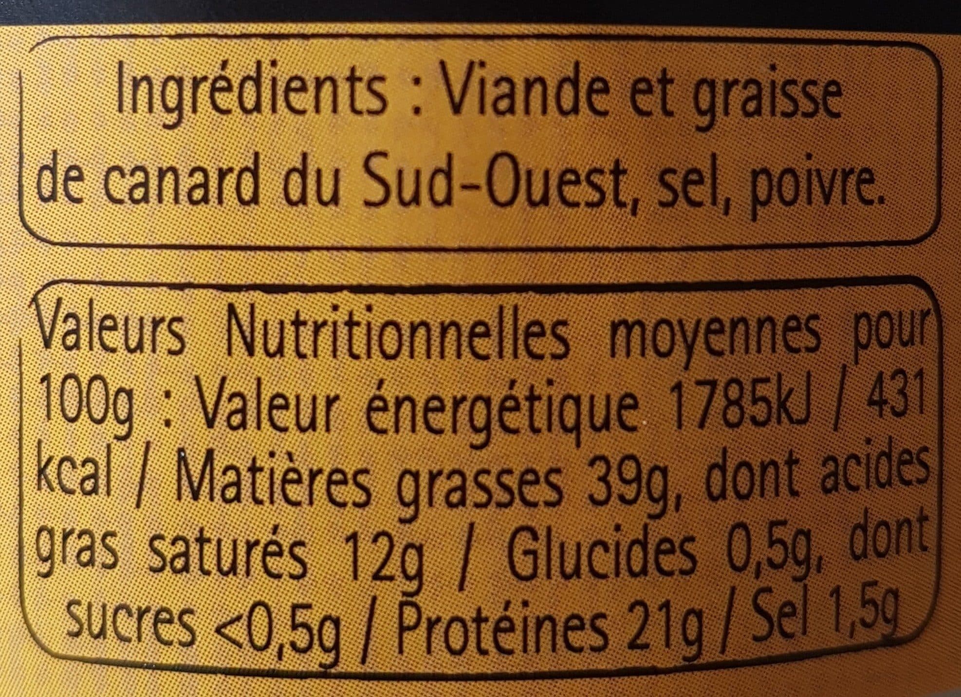 Maistres occitans Rillettes pur canard du Sud-Ouest packshot