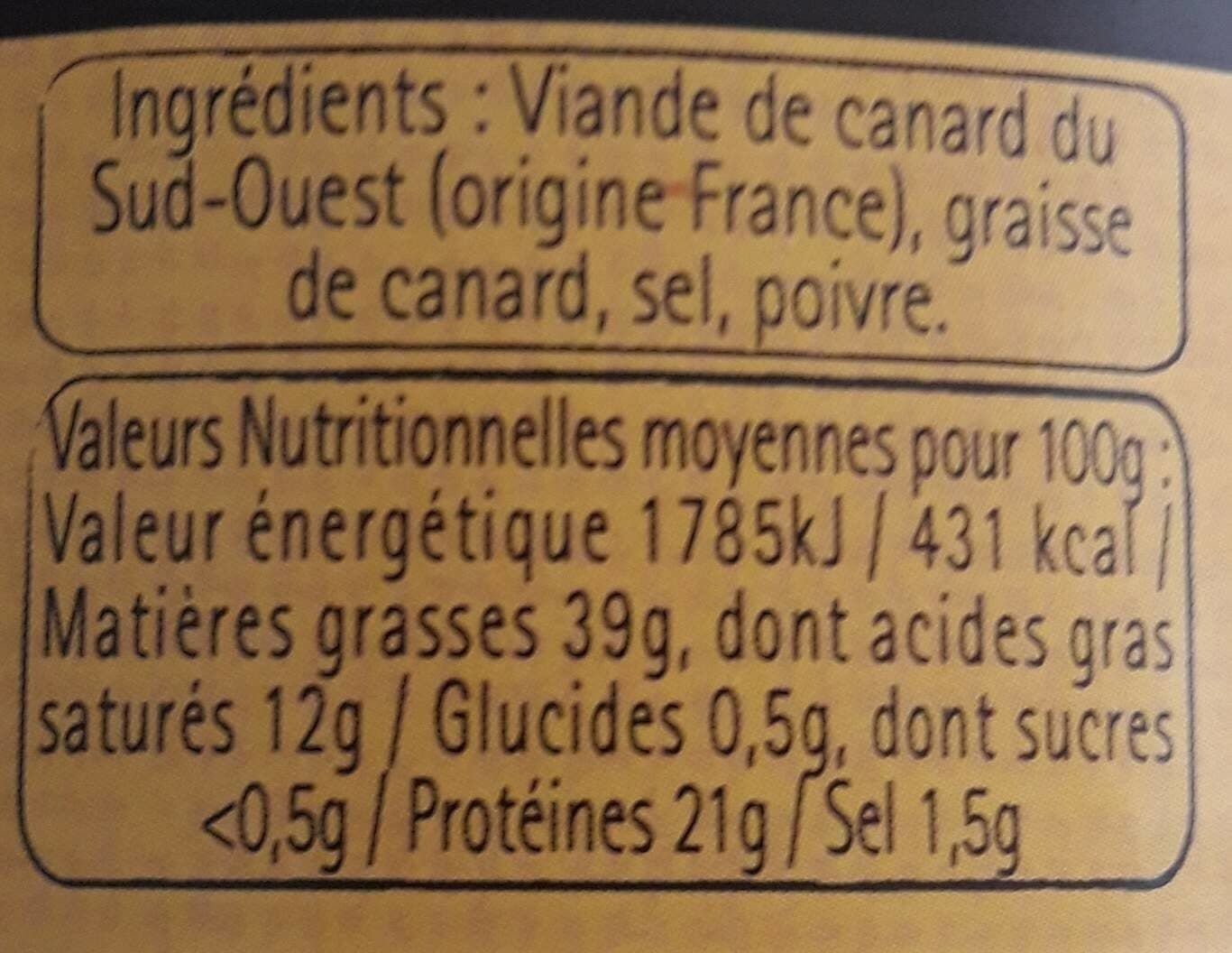 Maistres occitans Rillettes pur canard du Sud-Ouest packshot
