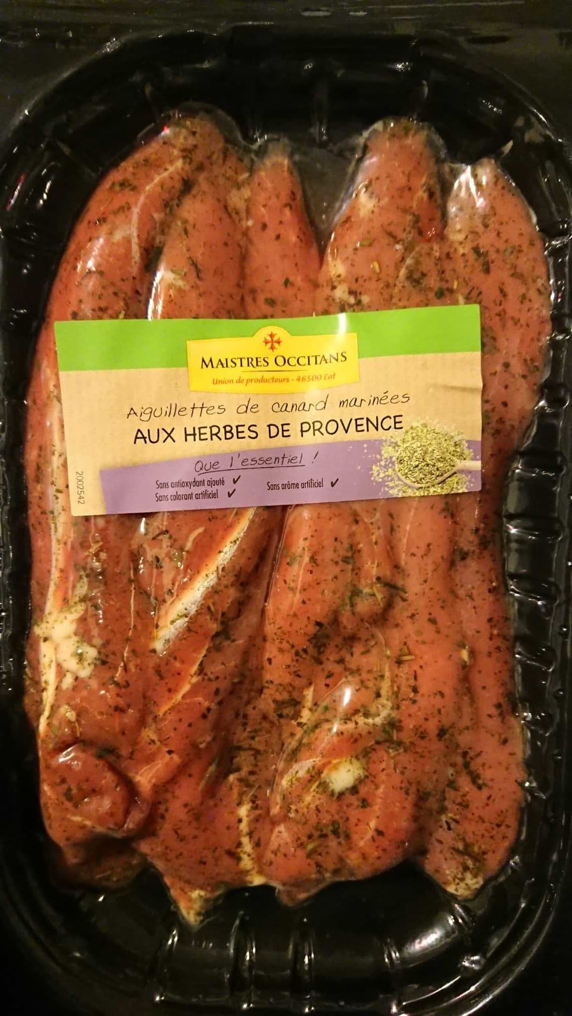 Maistres occitans Aiguillettes de Canard Marinées aux Herbes packshot