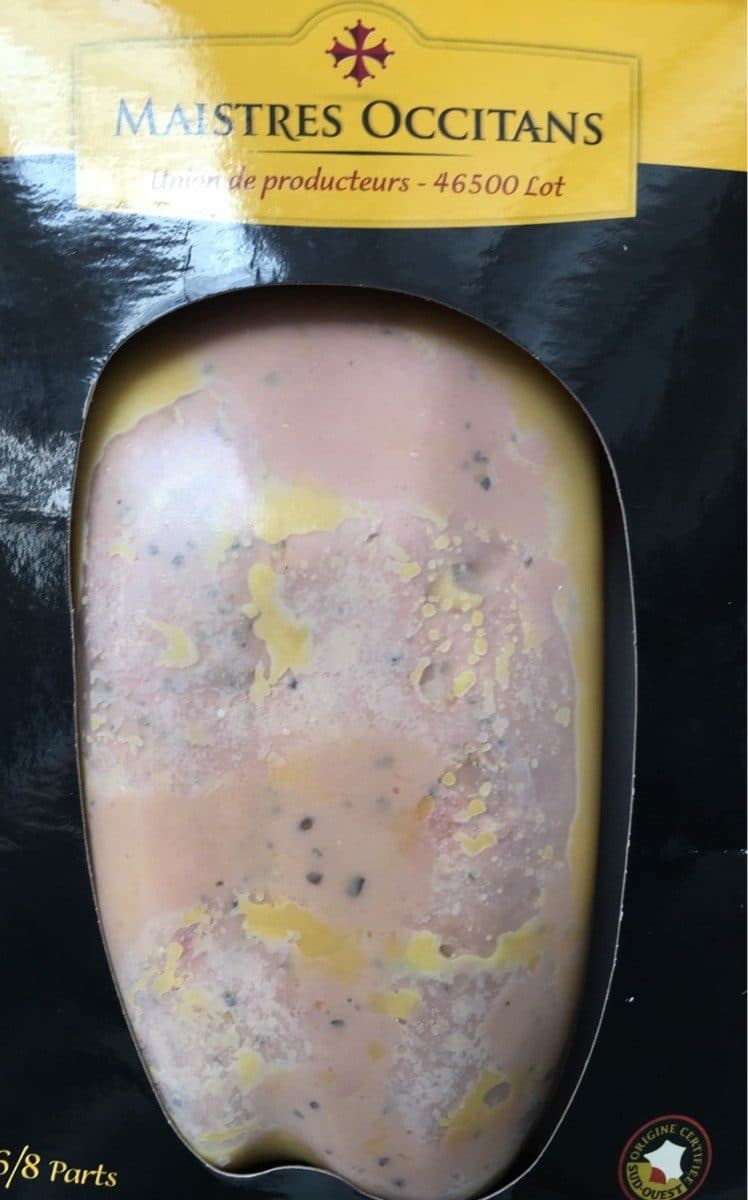 Maistres Occitans Fois gras de Chti entier du Nord mi-cuit packshot