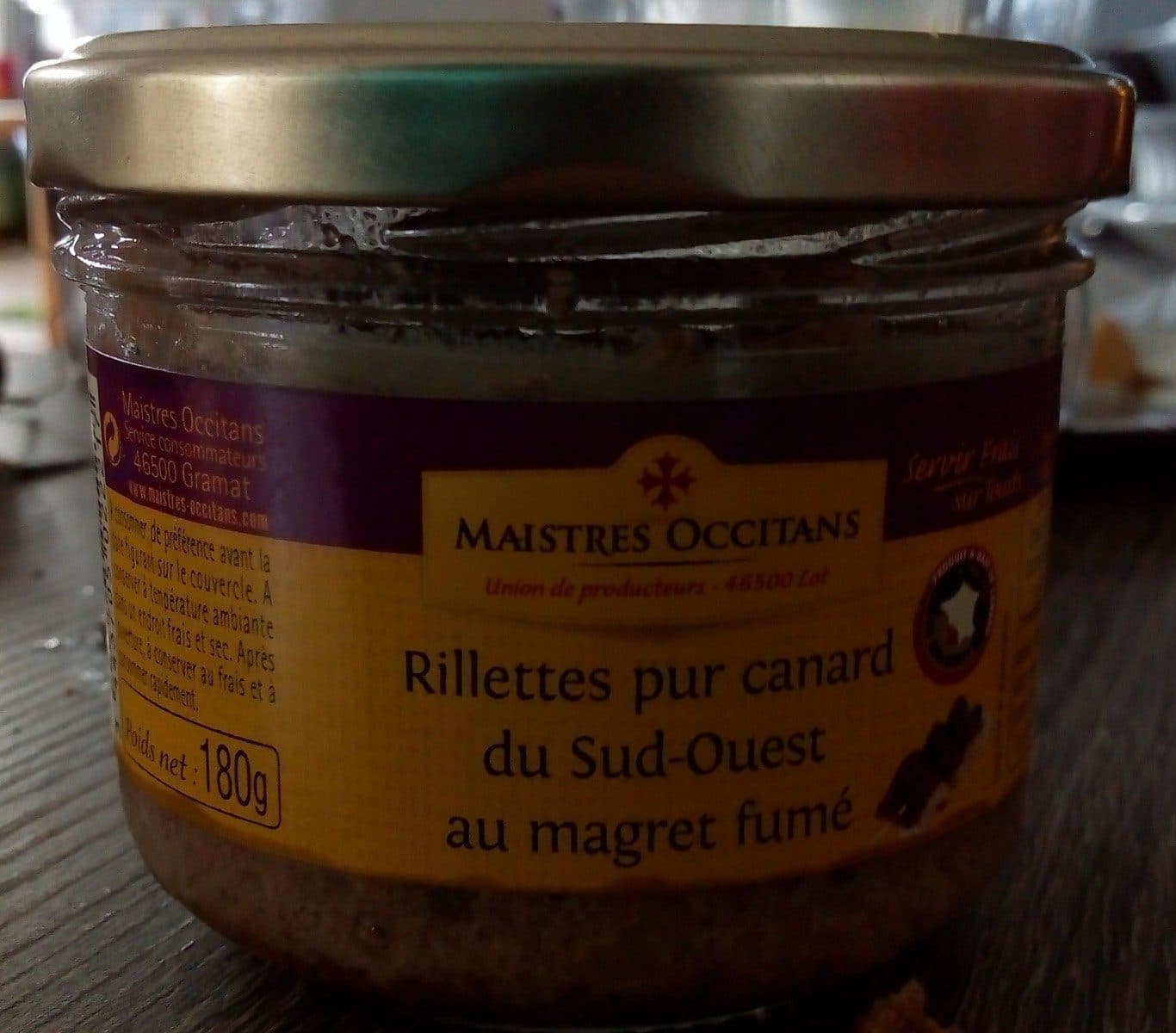 Maistres Occitans Rillettes de canard packshot