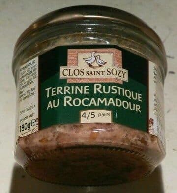 Clos Saint Sozy Terrine rustique au rocamadour packshot