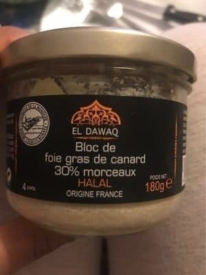 El Dawaq Bloc de foie gras de canard packshot