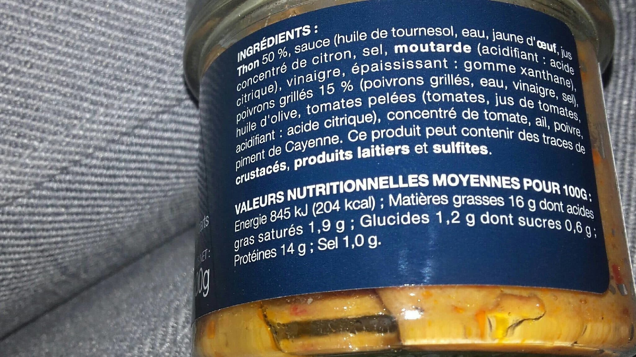 Maison occitane Rillettes de thon aux poivrons packshot