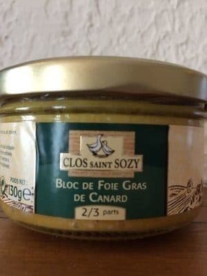 Clos Saint Sozy Bloc De Foie Gras De Canard packshot