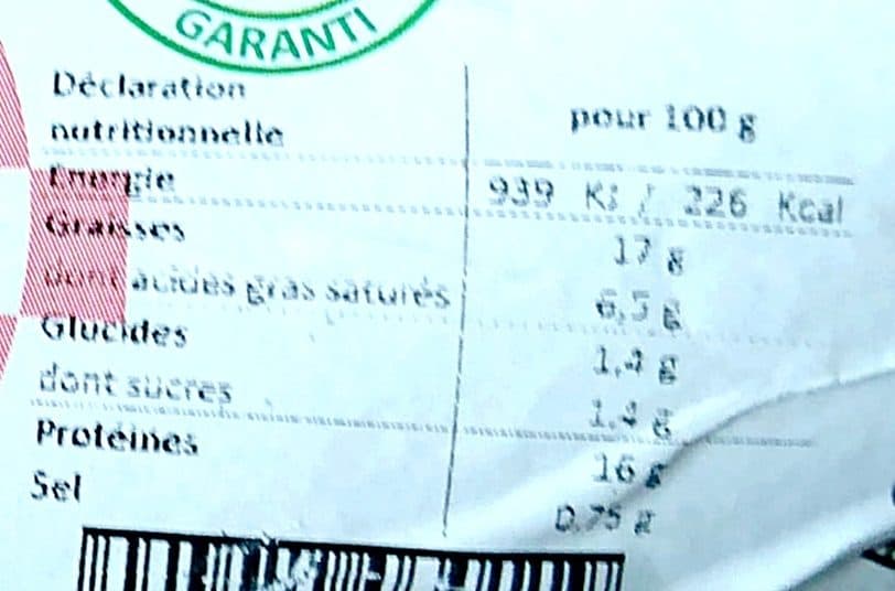 CGF Charcuterie Saucisson cuit pur porc courbé fumage au bois de hêtre packshot