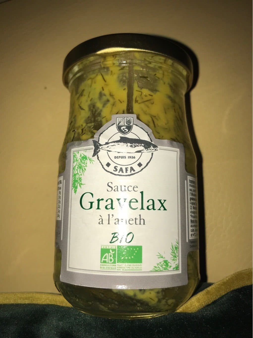 Safa Sauce Gravelax à l’aneth BIO packshot