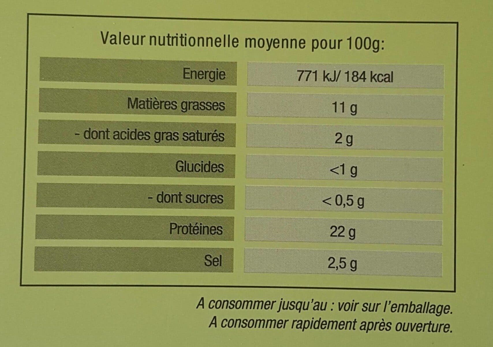 Open Food Facts Saumon bio packshot