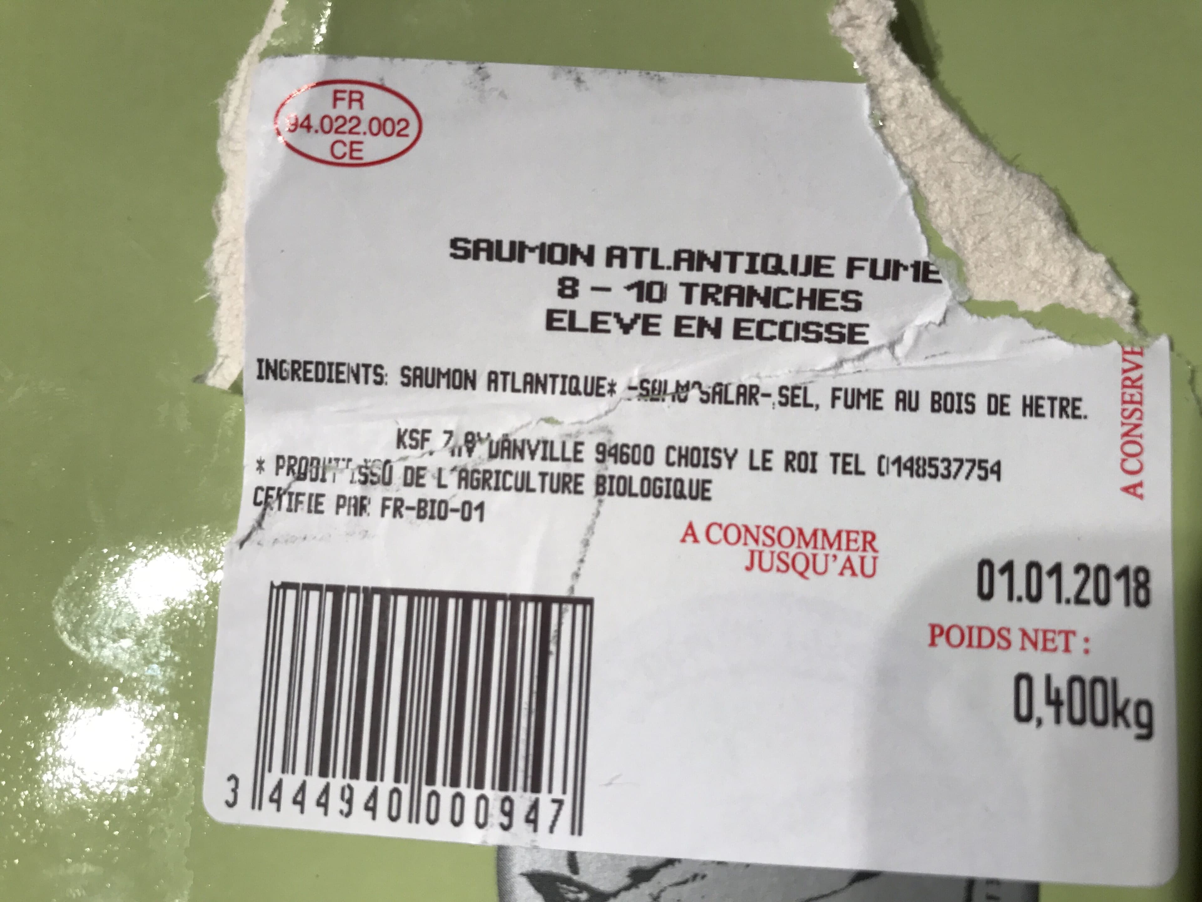 Safa Saumon fumé packshot