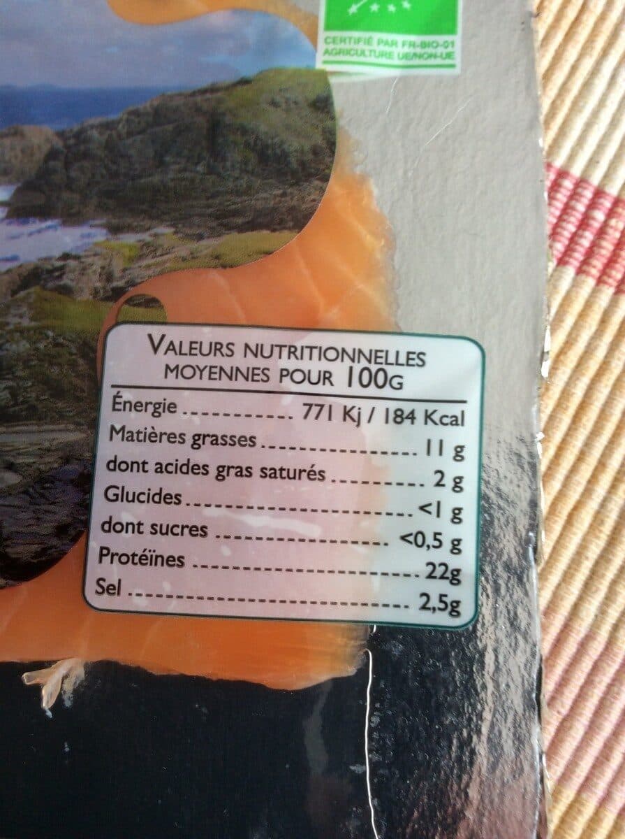 Nature ocean Saumon fumé bio packshot