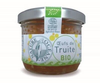 Nature Ocean Œufs de truite Bio packshot