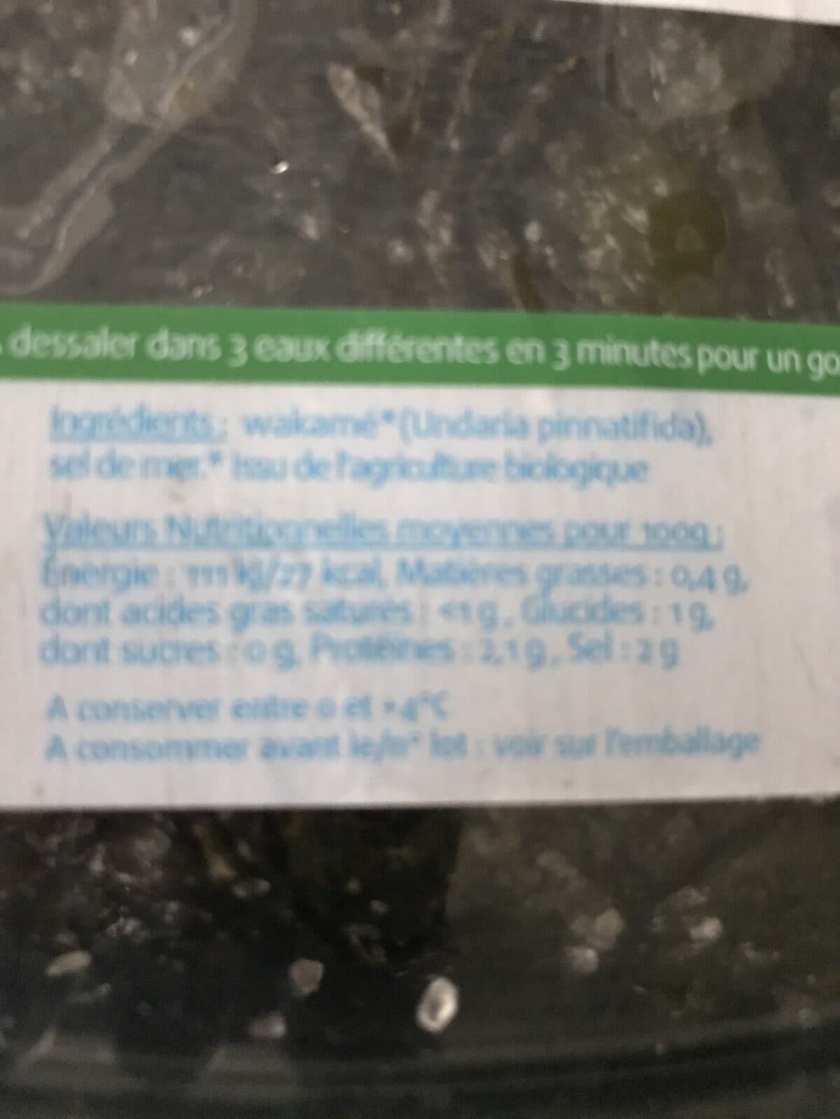 Open Food Facts Algues wakamé packshot