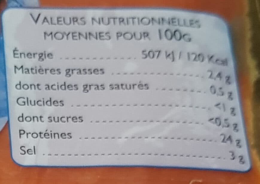 NATURE OCEANE Saumon rouge du Pacifique fumé packshot
