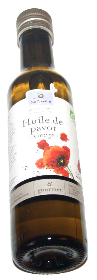 bio planète Huile de pavot vierge packshot
