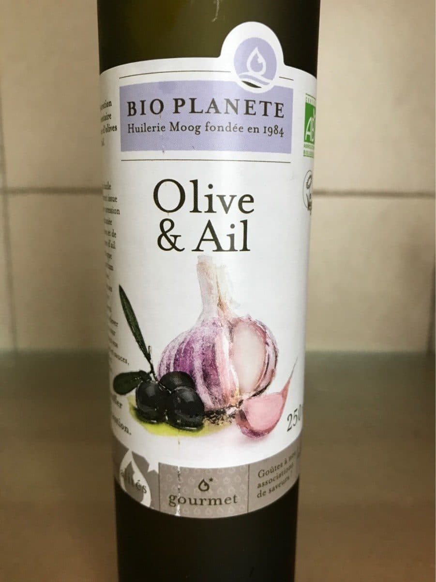 Bio Planète Olive & ail packshot