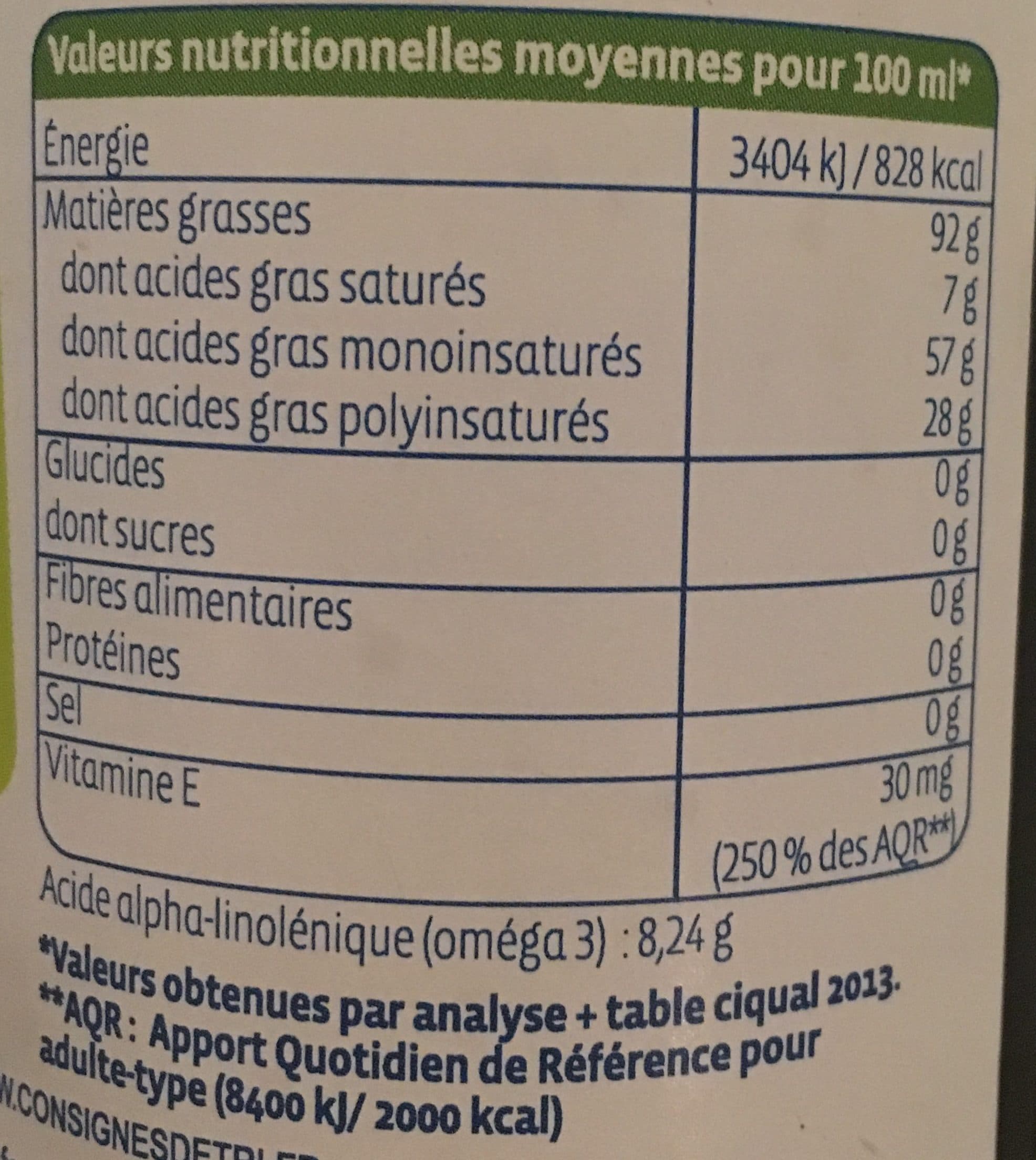 Biocoop Huile vierge de colza packshot