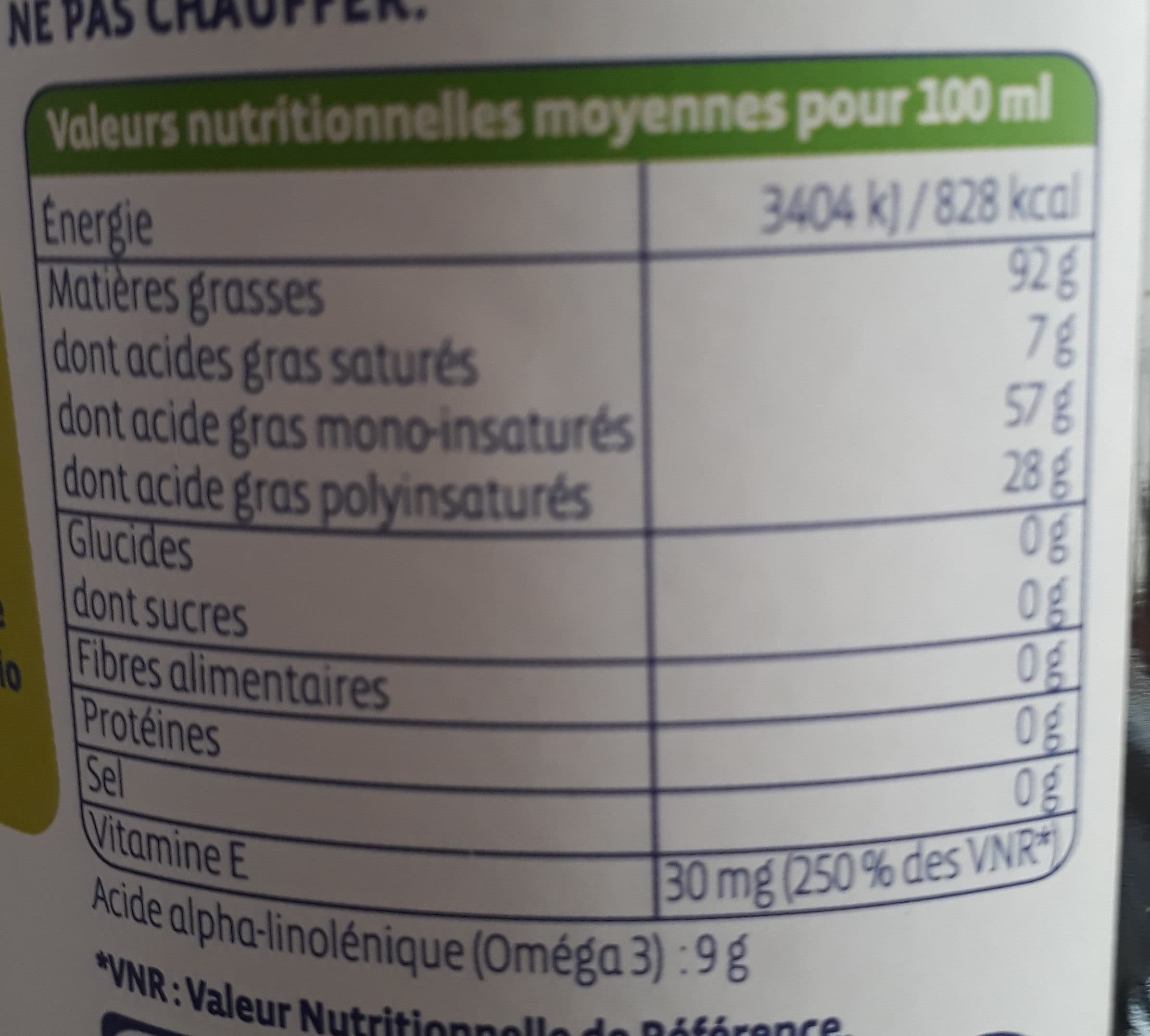 Biocoop Huile vierge de colza packshot