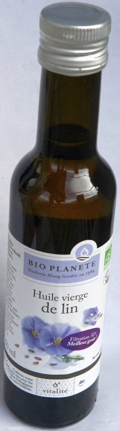 Bio Planète Huile vierge de lin packshot