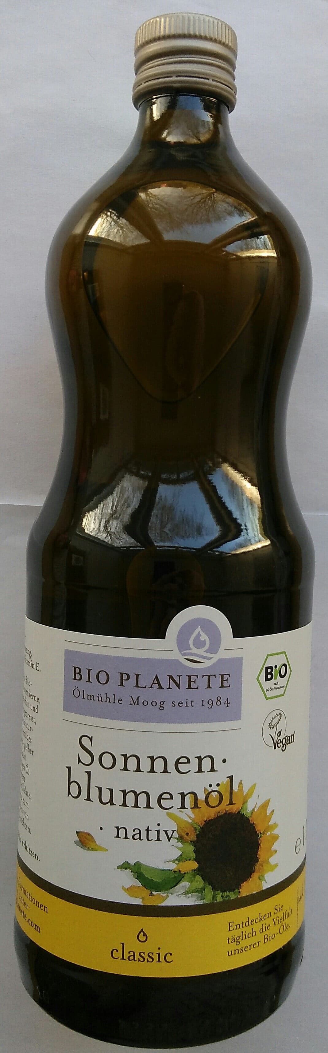 Bio Planete Sonnenblumenöl nativ packshot