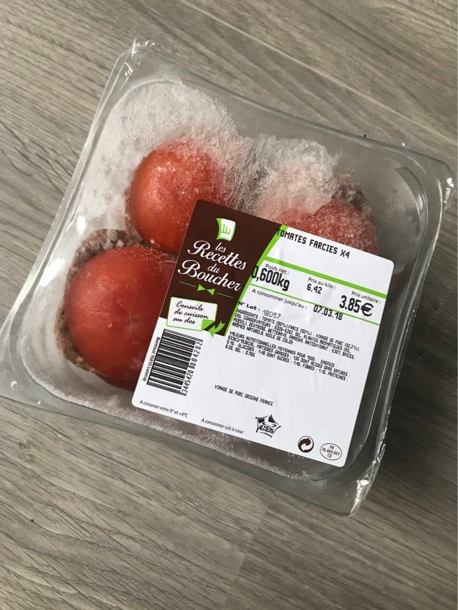 Open Food Facts Tomates Farcies packshot