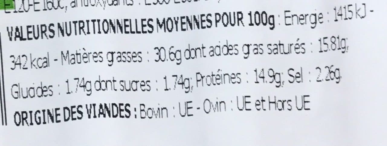 Les Idées du Boucher Véritables merguez étuvées packshot