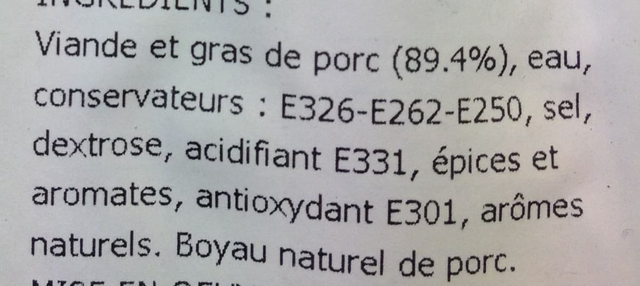 Les idées du boucher 2 Saucisses de Toulouse packshot