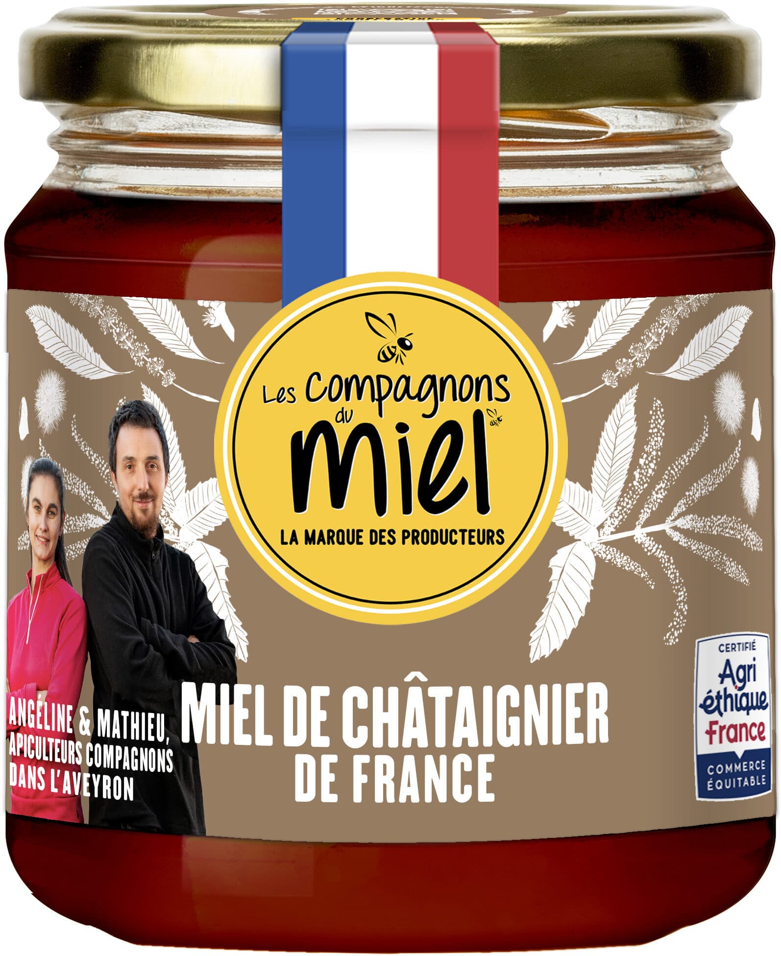 Les Compagnons du Miel Miel de Châtaignier de France packshot