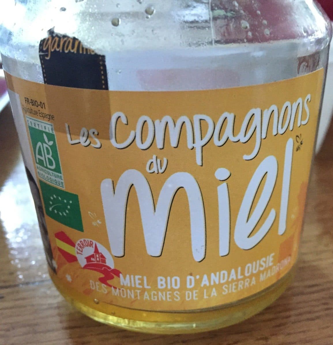 Les Compagnons du Miel Miel bio d'Andalousie packshot