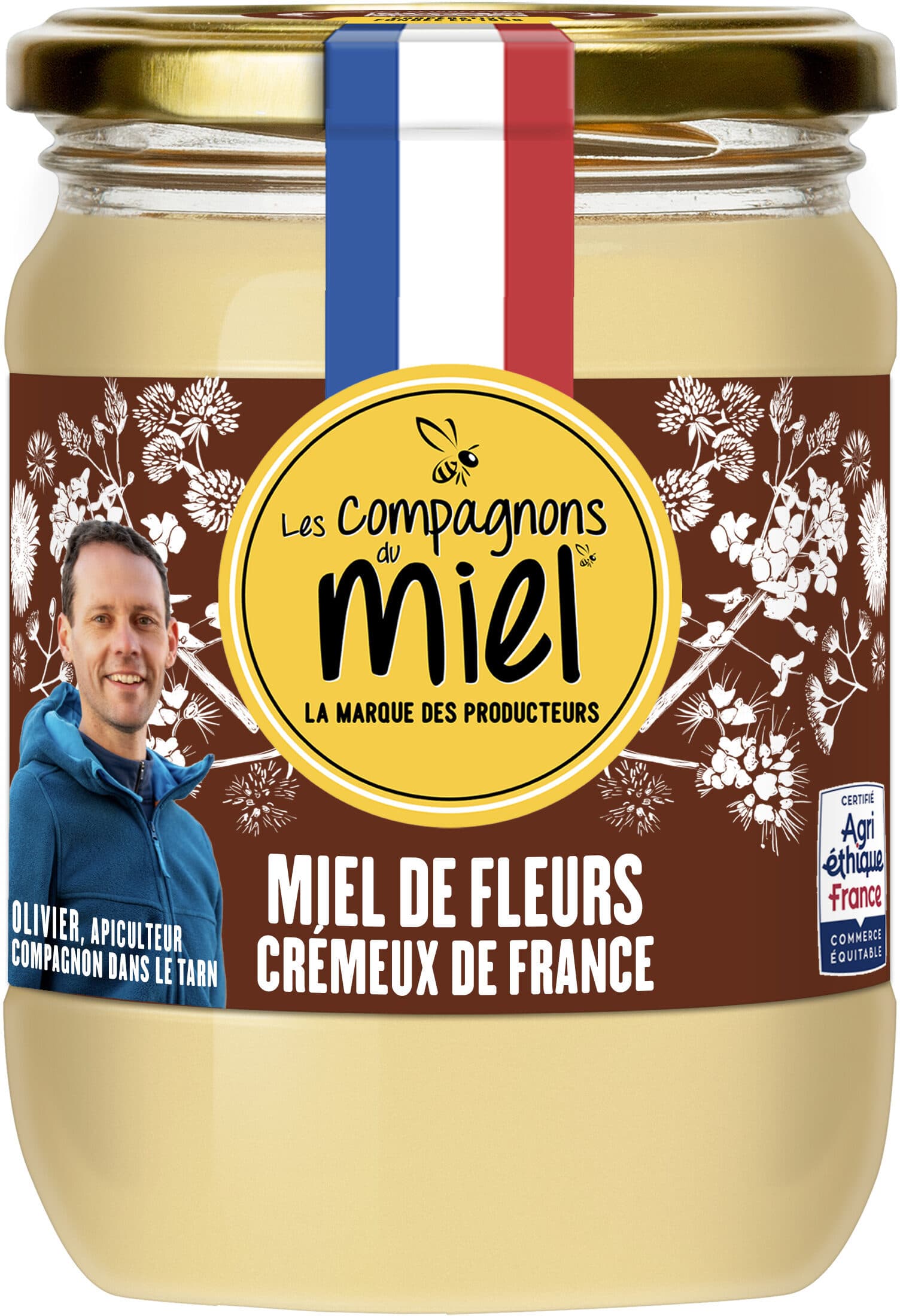 Les Compagnons du Miel Miel de Fleurs Crémeux de France packshot