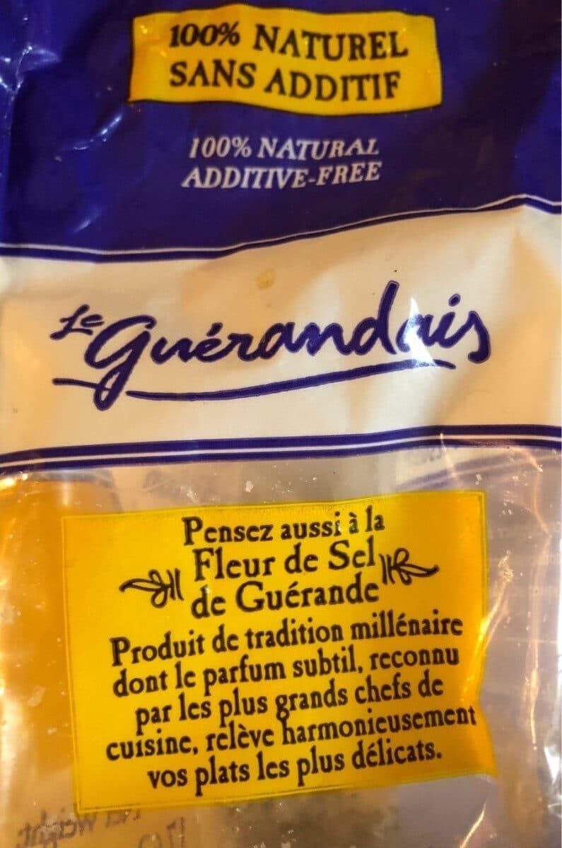 Coopérative de producteurs Sel De Guérande Fin Sachet packshot