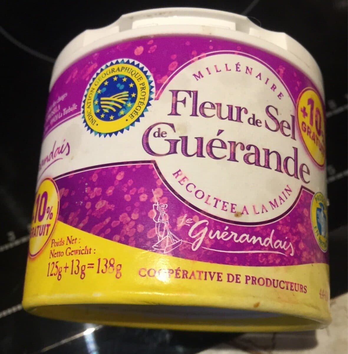 Open Food Facts Fleur de sel de Guerandes packshot