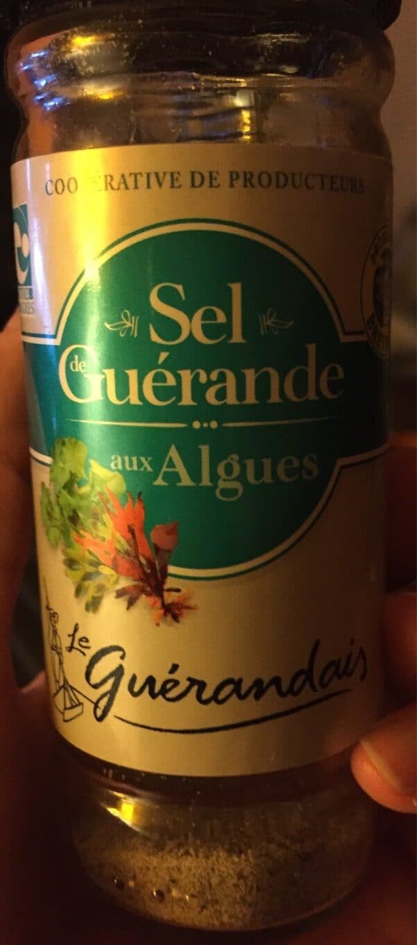 Le guerandais Sel de Guérande aux algues packshot