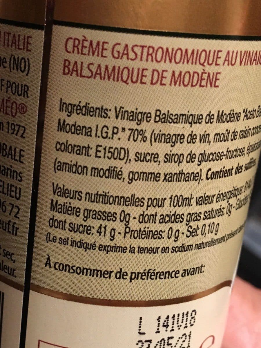 Francois Roméo Crème balsamique gastronomique packshot