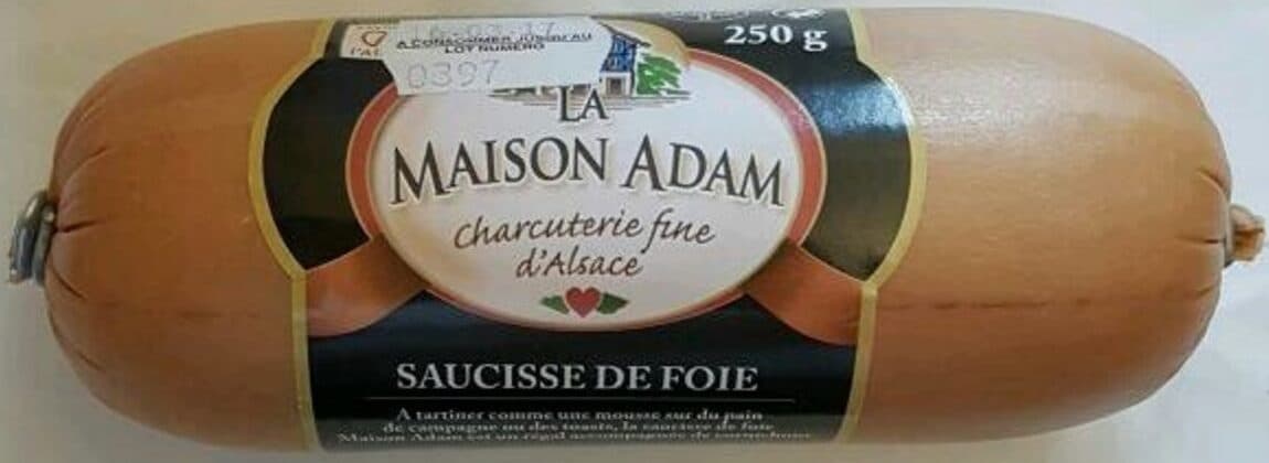 Maison Adam Saucisse de foie Maison Adam packshot