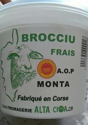 Fromagerie ALTA CIOA Brocciu frais packshot