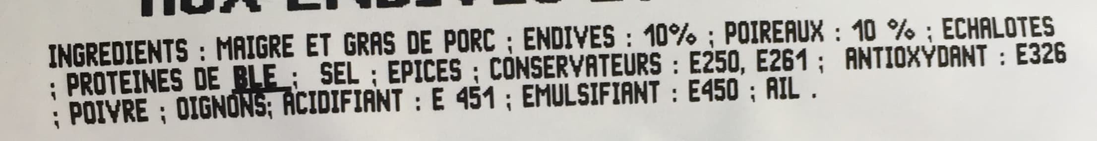 St Géry Saucisses Endives-Poireaux packshot