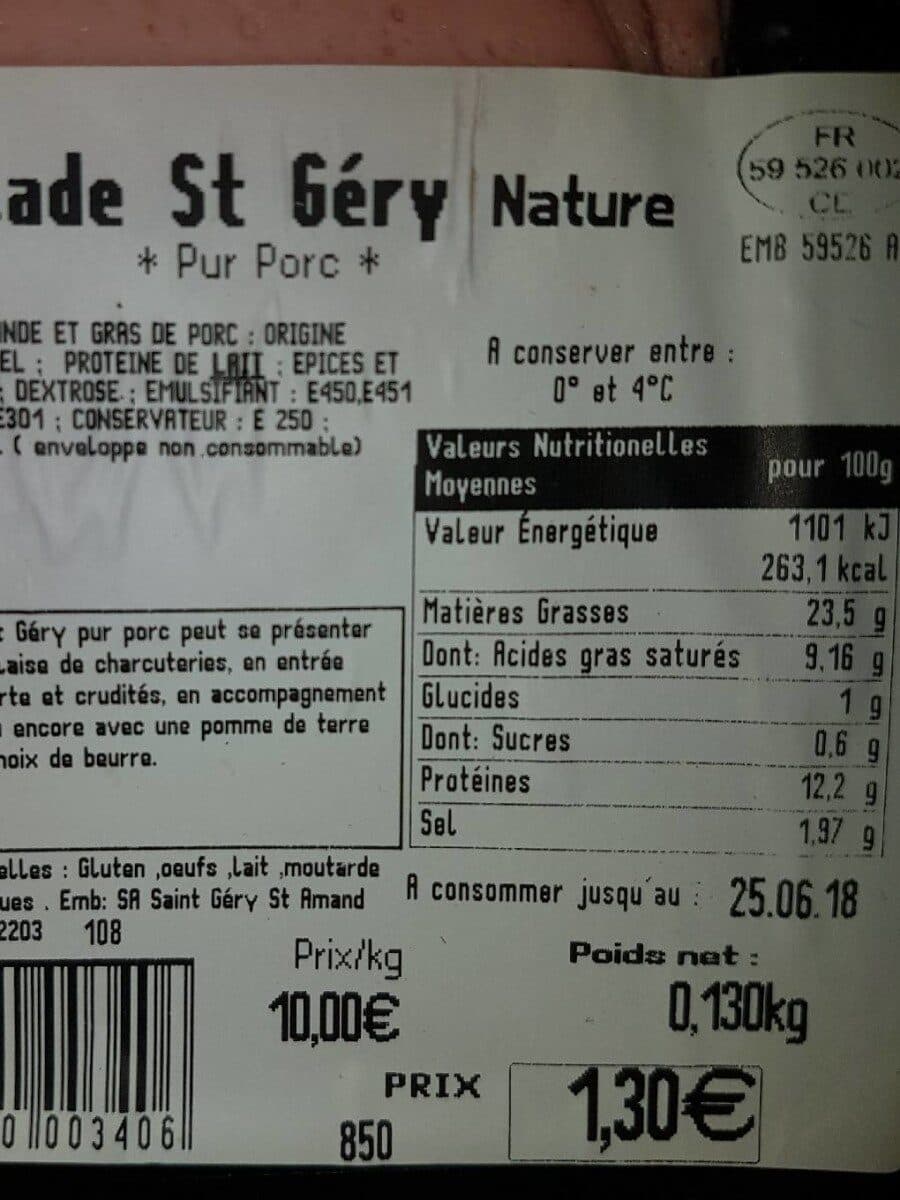 Open Food Facts Roulage st gery packshot