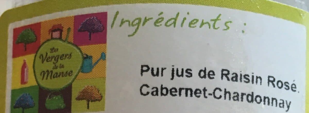 Open Food Facts Jus de Raisin Rosé packshot