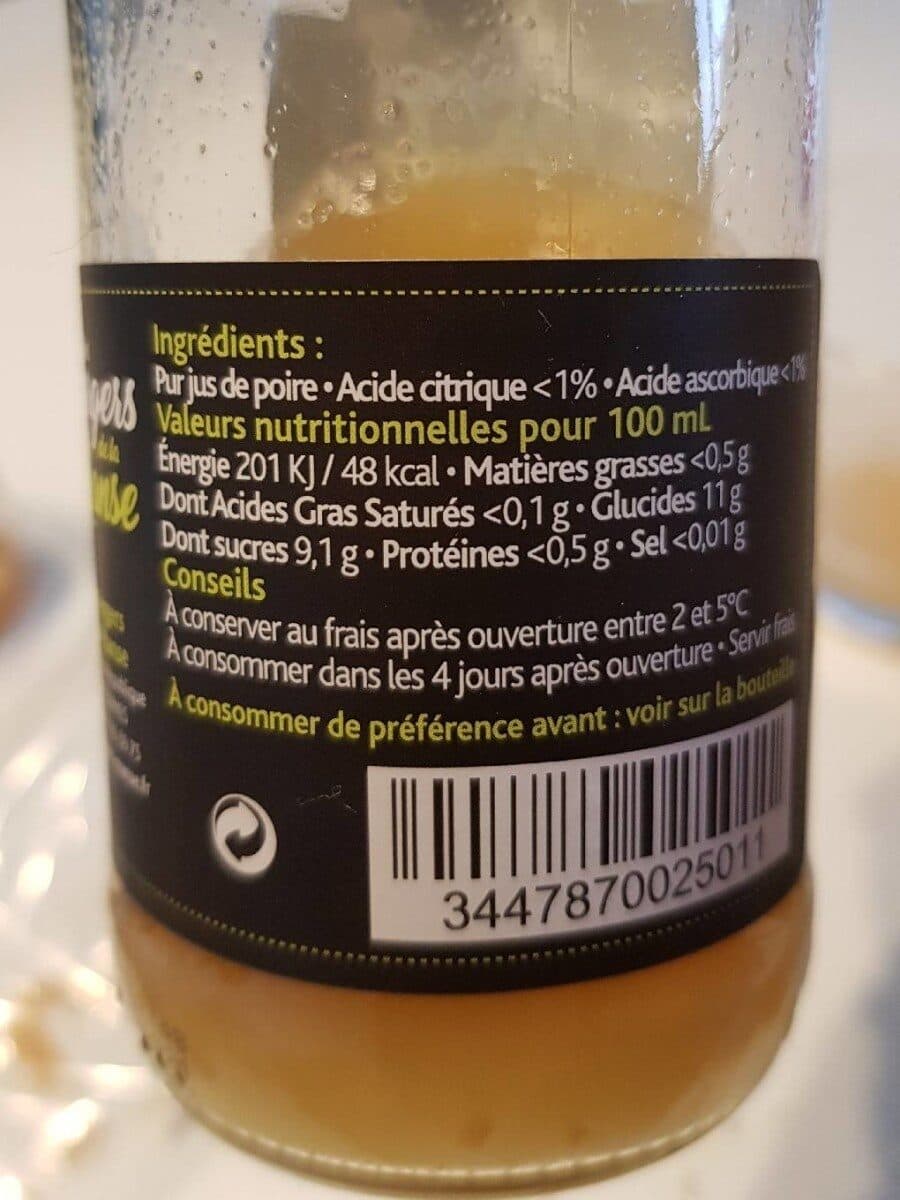 Les Vergers de la Manse Poire Pur Jus packshot