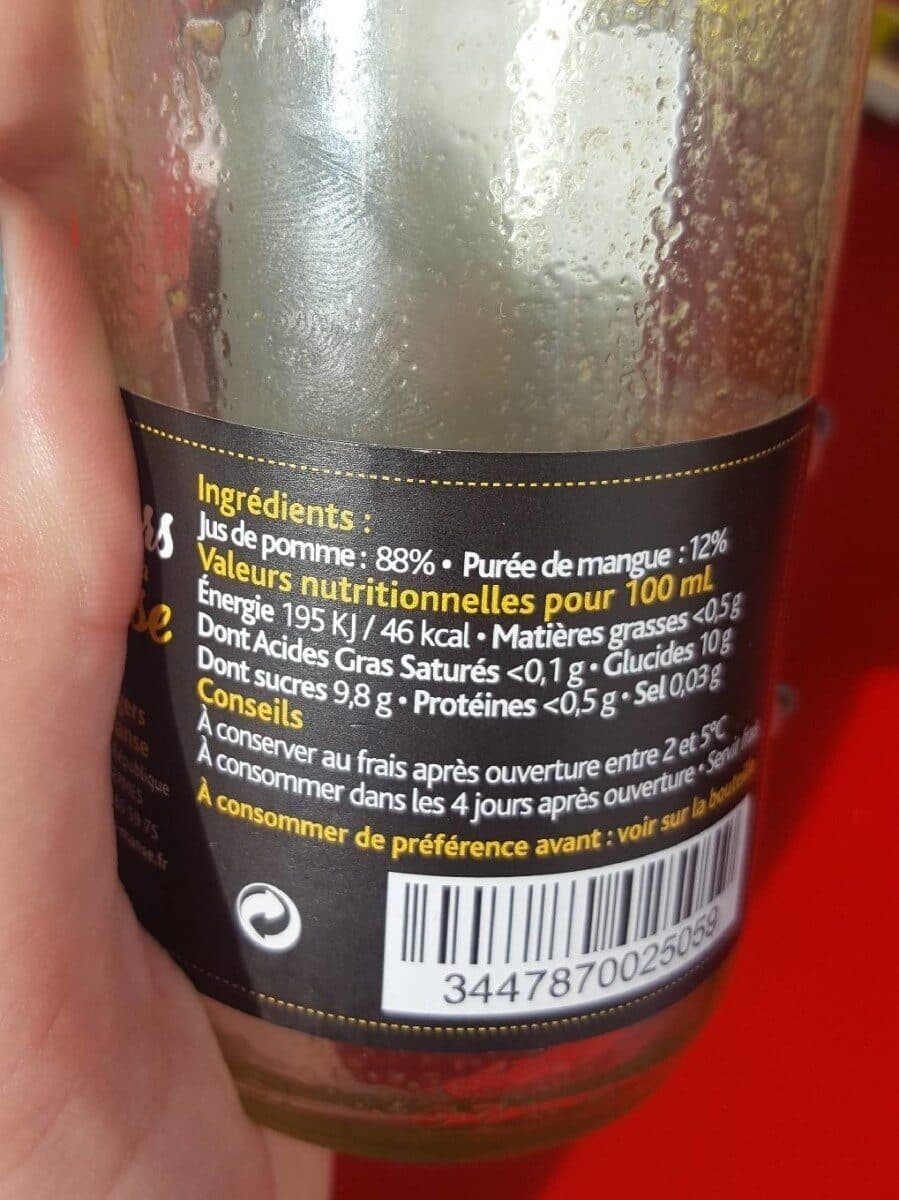 Les vergers de la manse Pomme Mangue packshot