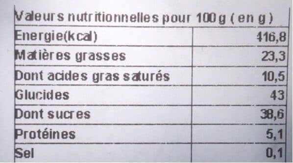Open Food Facts Gateau Nantais packshot