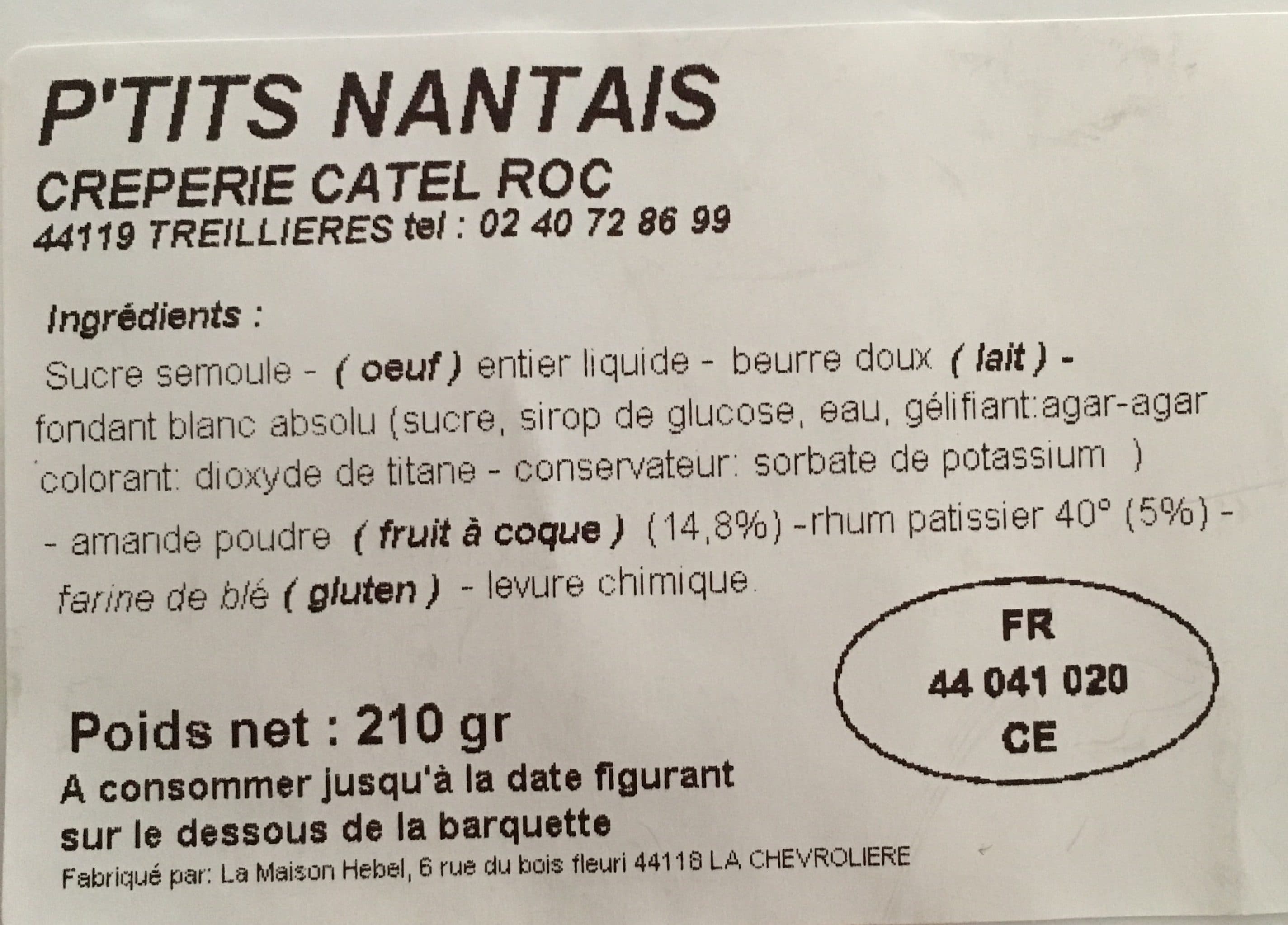 Catel-Roc Le P'tit Nantais packshot