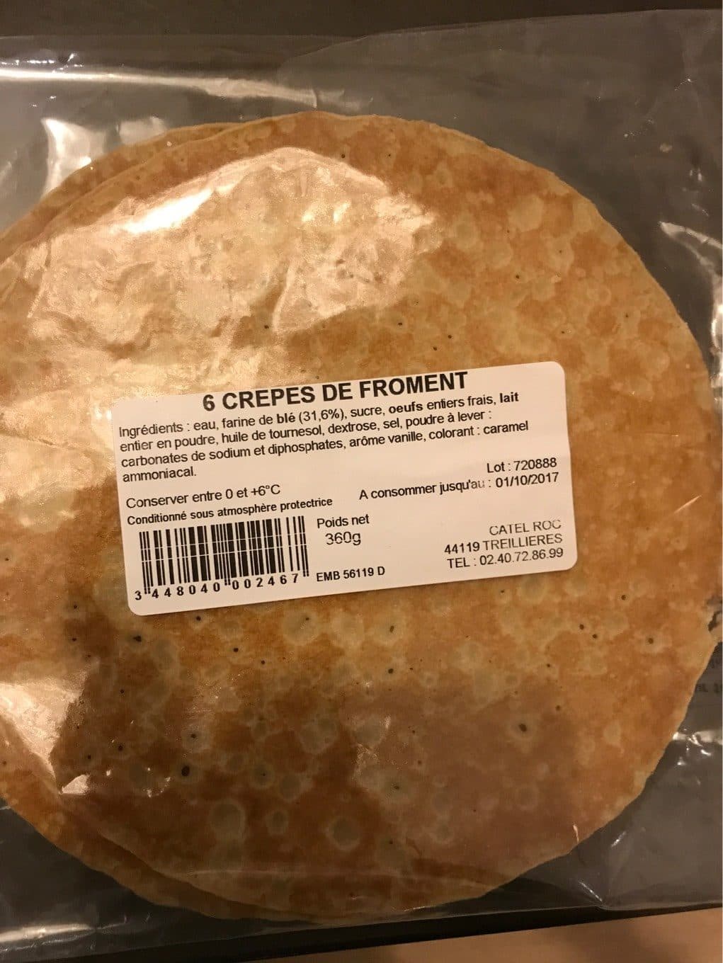 Catel Roc 6 Crêpes de Froment packshot
