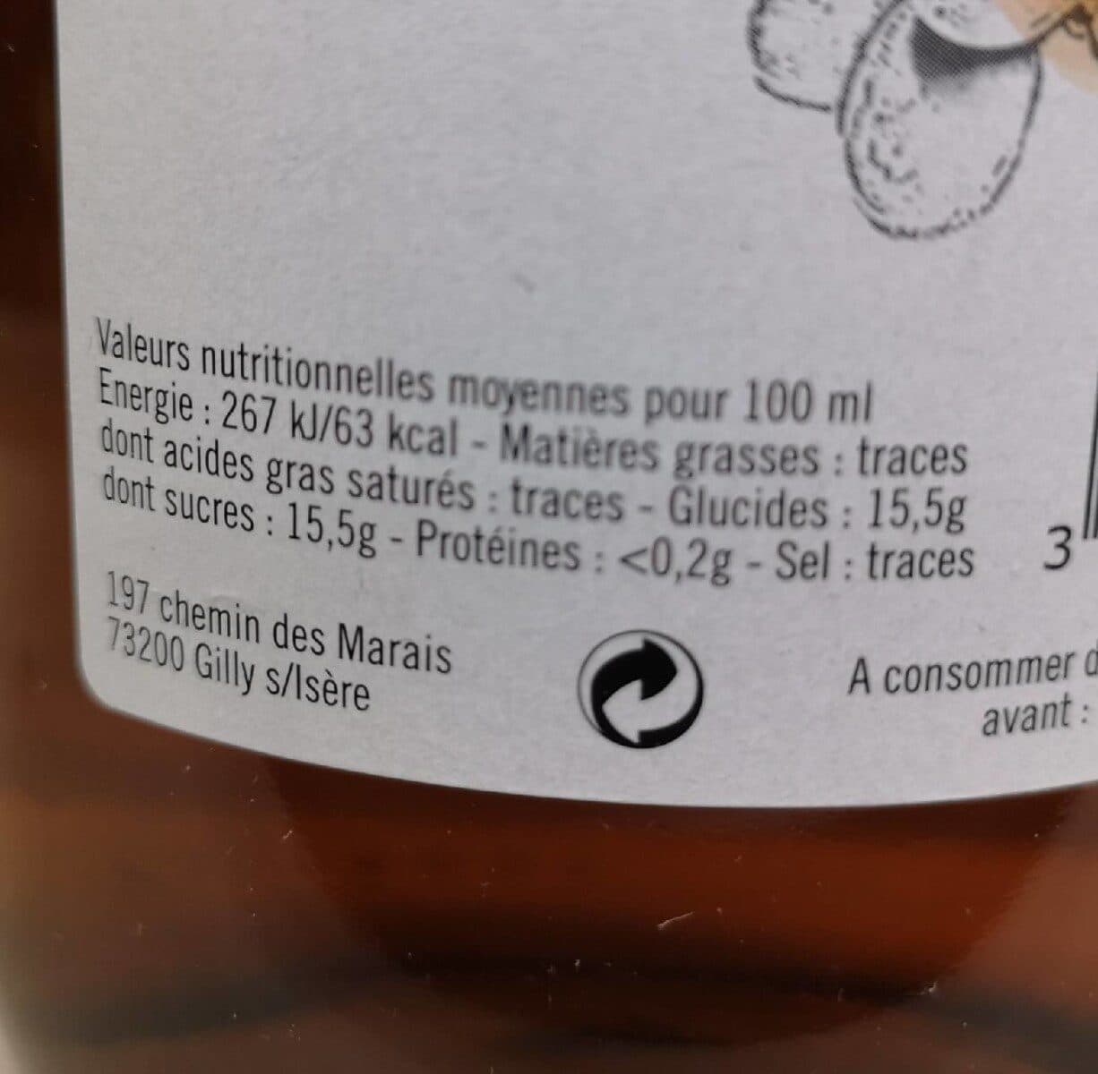 Open Food Facts Pur jus de raisin blanc packshot