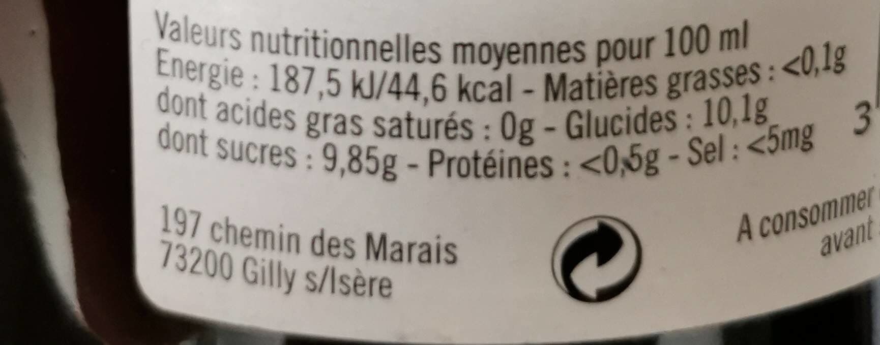 La Source du Verger Cocktail Pomme Cassis packshot