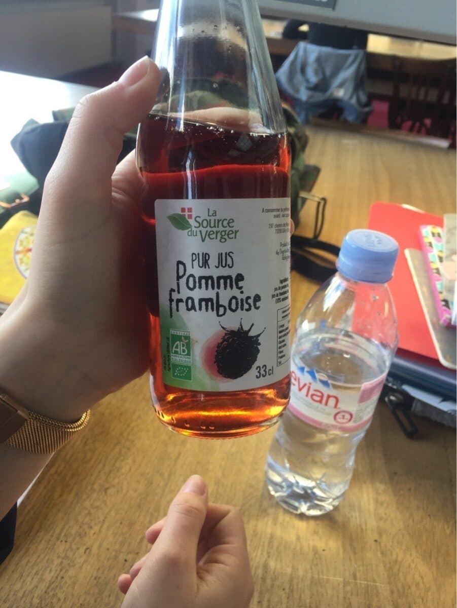Open Food Facts Pur jus pomme framboise packshot